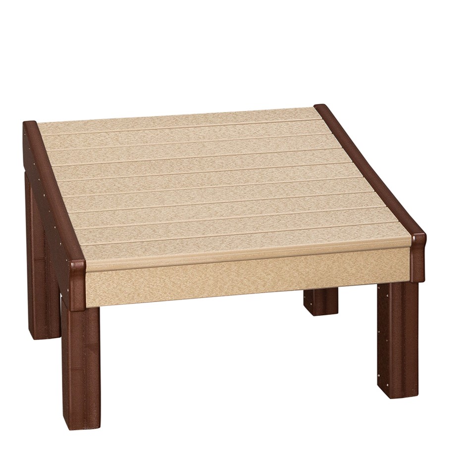 Finch Amish Poly SeaAira Ottoman