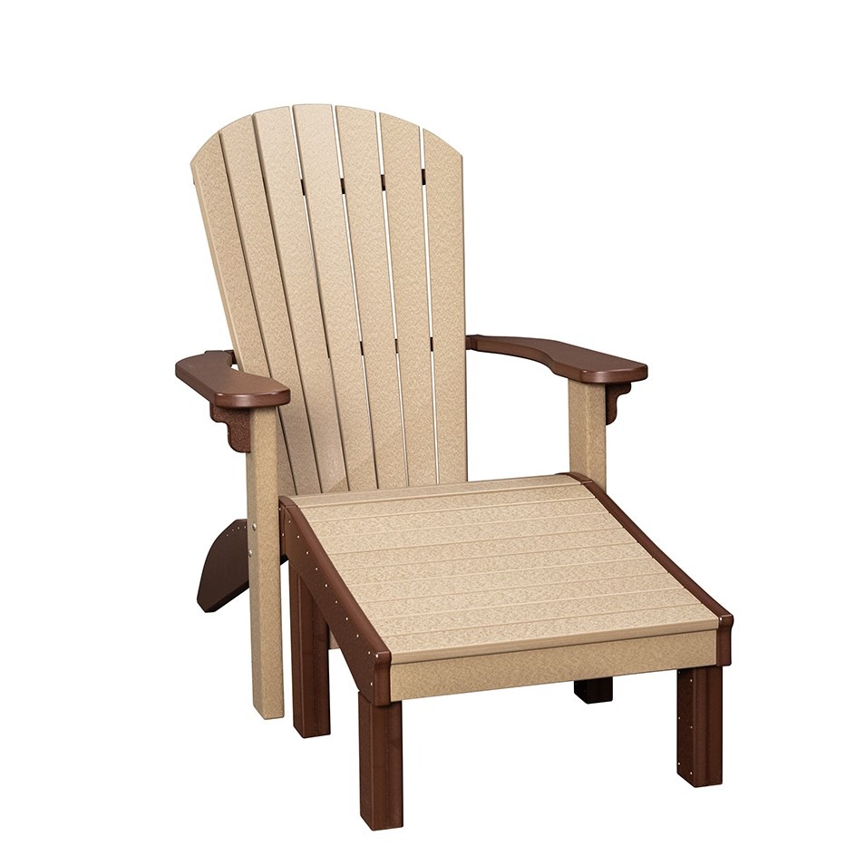 Finch Amish Poly SeaAira Ottoman