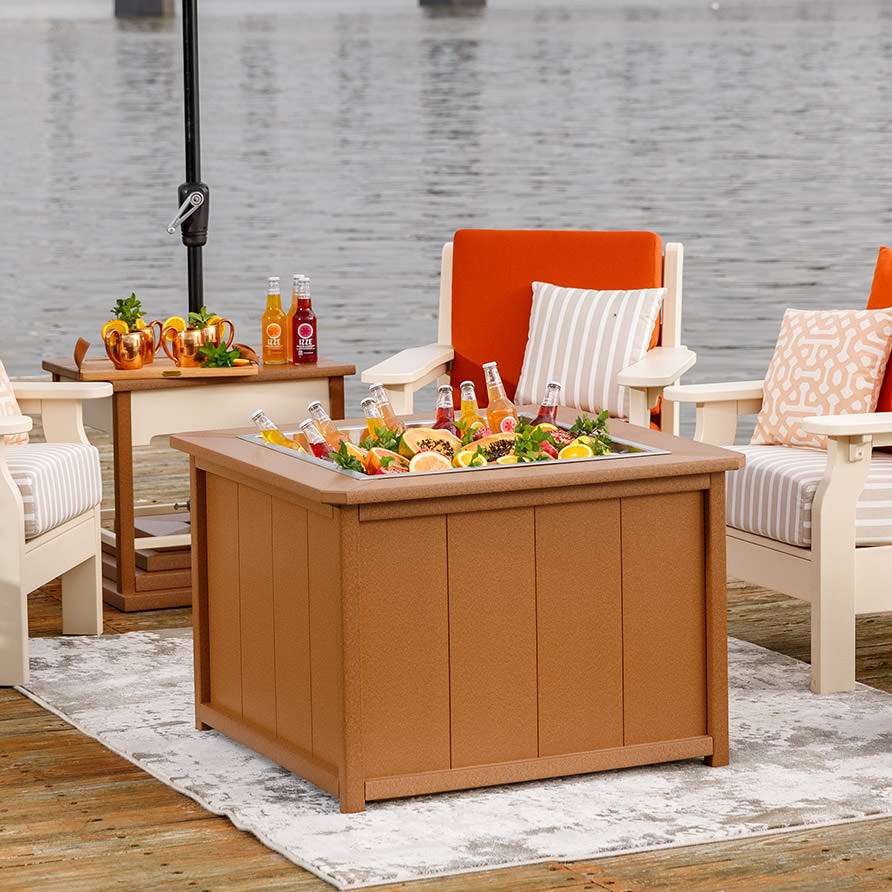 Finch Amish Poly 35 in SeaAira Square Ice Pit