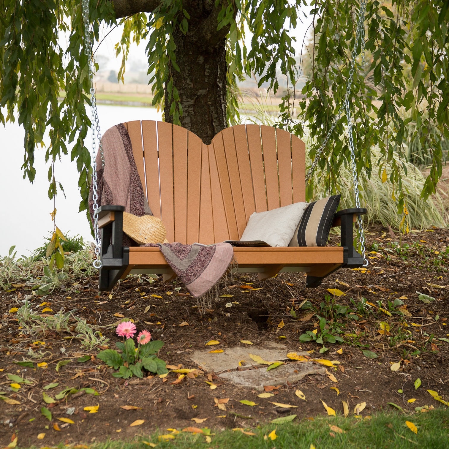 Finch Amish Poly SeaAira Adirondack Swing