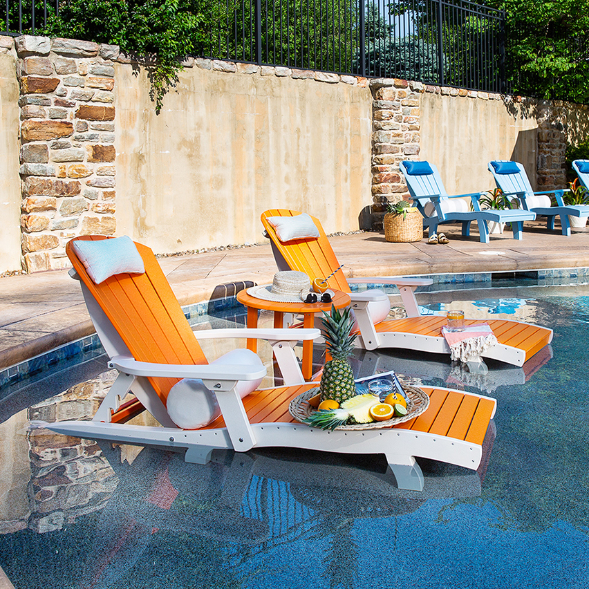 Finch Amish Poly SeaAira Lounge Chair