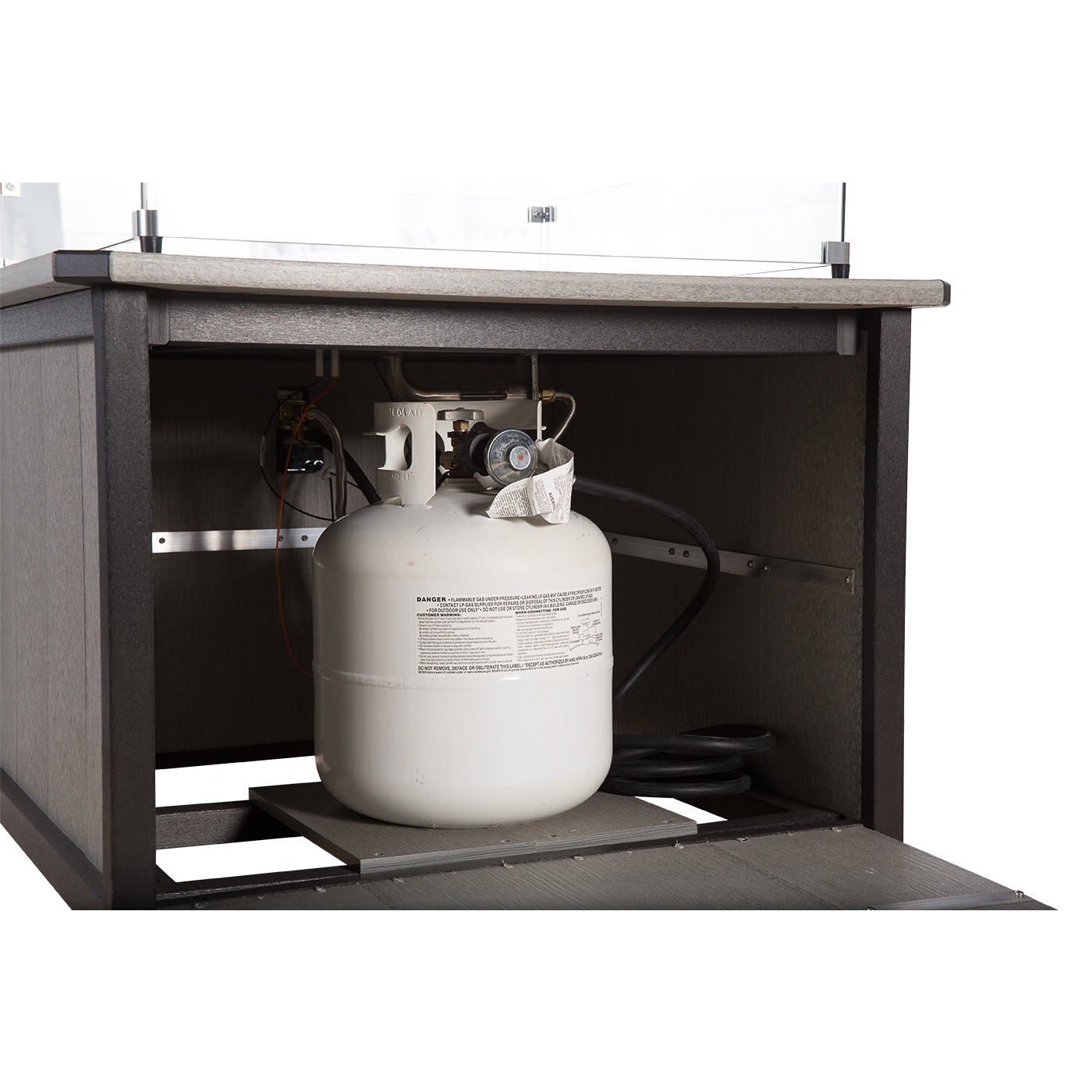 Finch Amish Poly 6 pc Van Buren Fire Pit Set