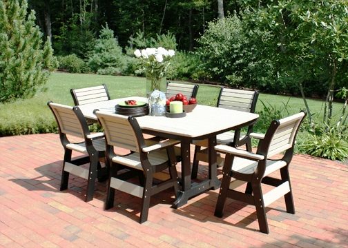 Sister Bay Napa 43 in x 76 in Dining Table