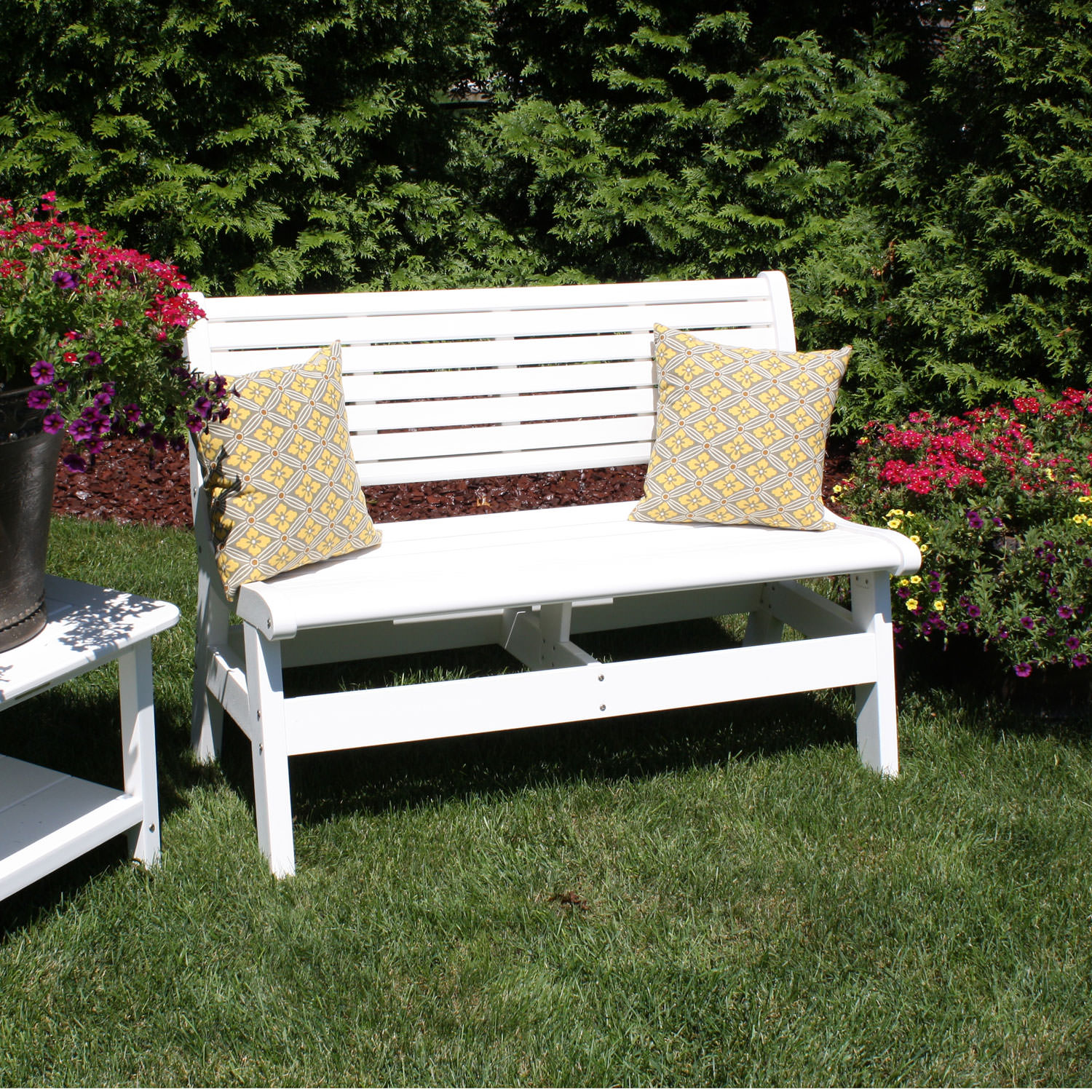 Sister Bay Newport 48 in Bench with Back