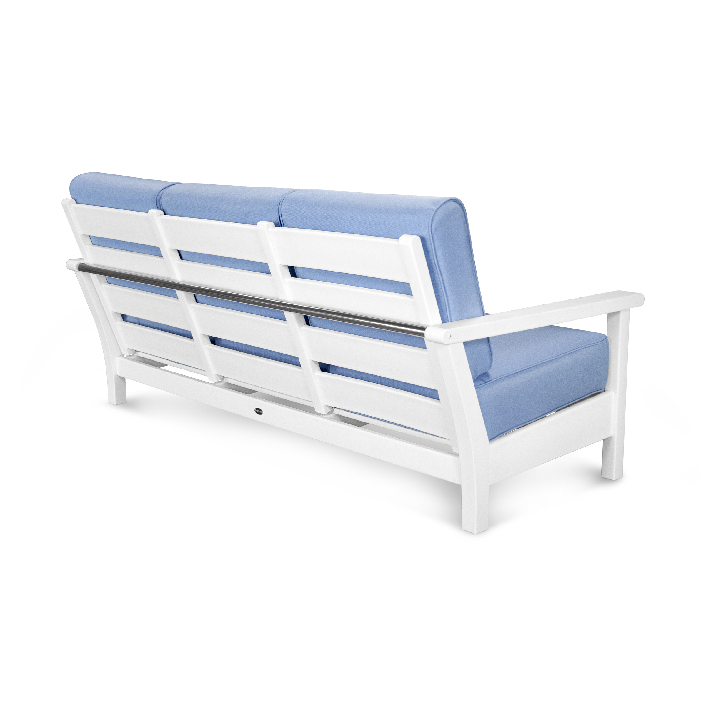 POLYWOOD Harbour Collection 6-Piece Outdoor Living Set with Accent Pillows