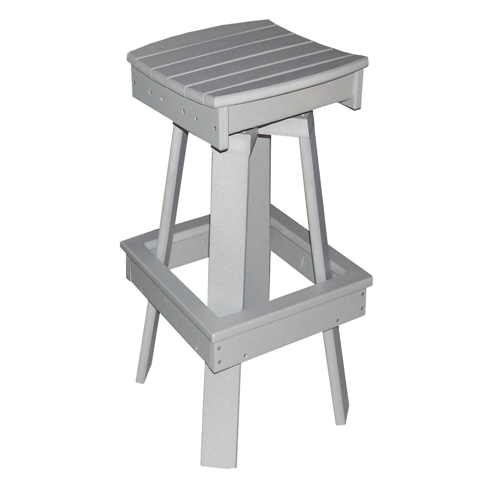 Amish Poly 17in Swivel Saddle Balcony Chair