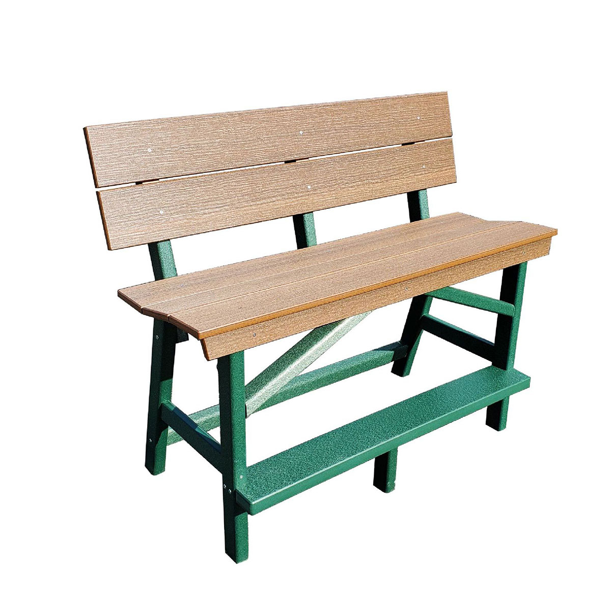 Perfect Choice Stanton Standard Counter Height Bench with Back