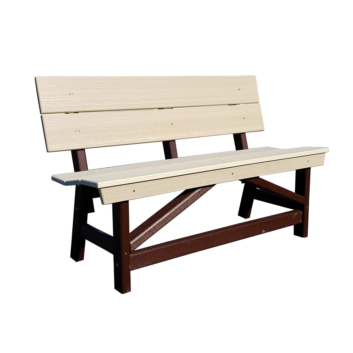 Perfect Choice Stanton Standard Bar Height Bench with Back