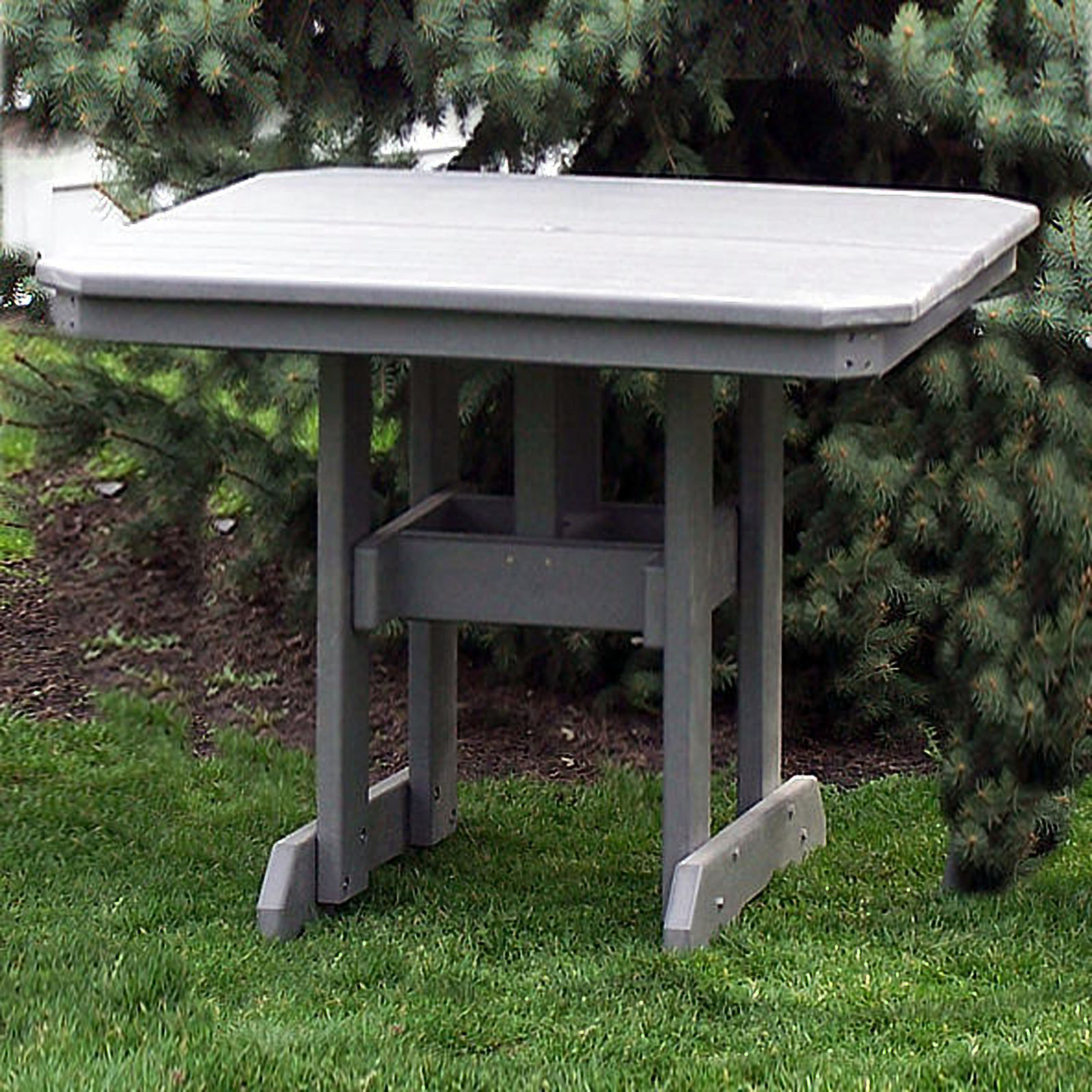 Amish Poly 48in Square Dining Table