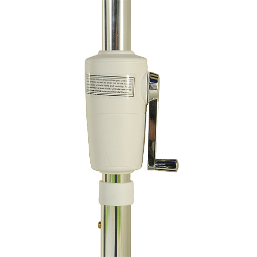 9 Ft Heavy Duty Aluminum Market Umbrella with Crank & Auto-Tilt