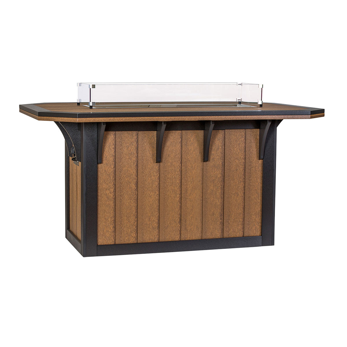Finch Amish Poly 46 in x 72 in SummerSide Fire Counter Table
