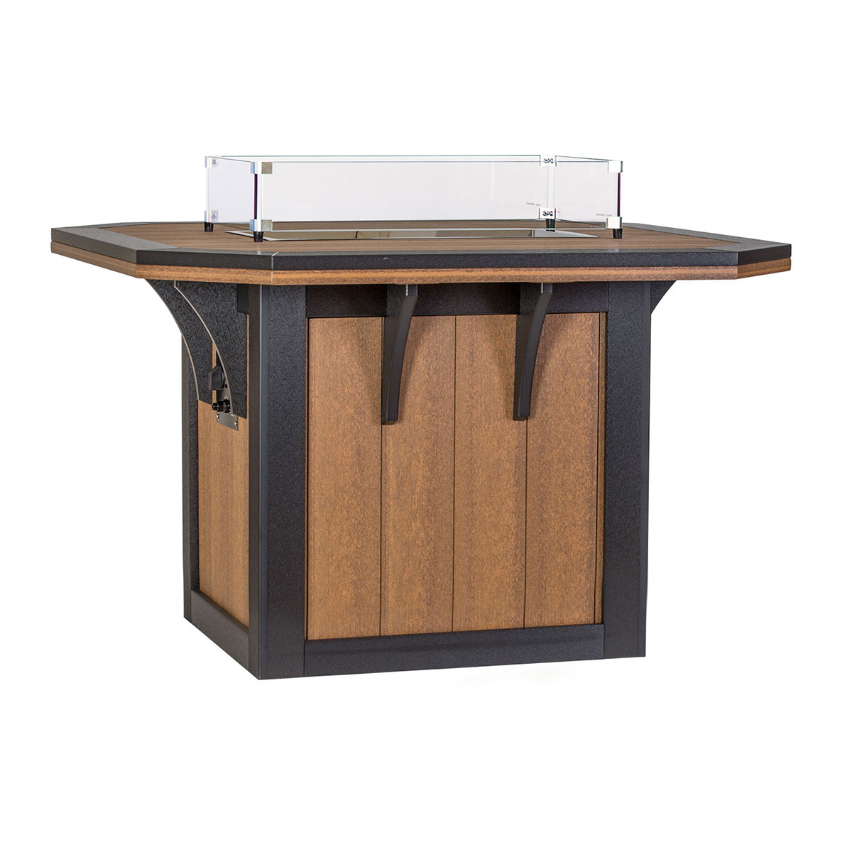 Finch Amish Poly 46 in x 48 in SummerSide Fire Dining Table