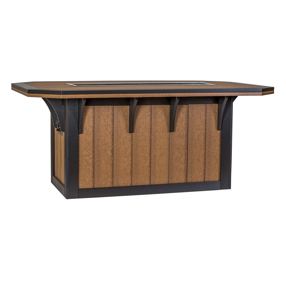 Finch Amish Poly 46 in x 72 in SummerSide Ice Dining Table