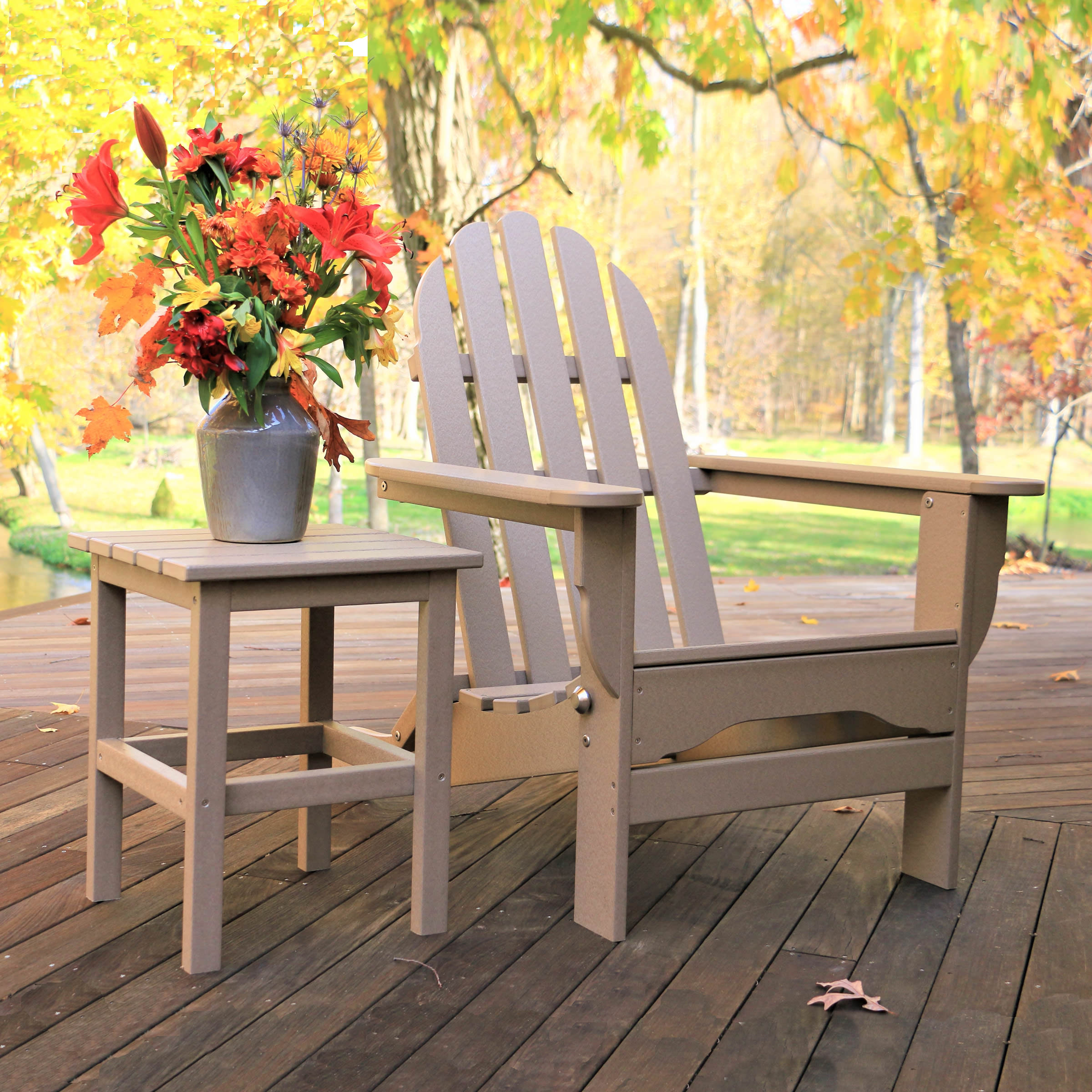 Durogreen 15 in Square Side Table