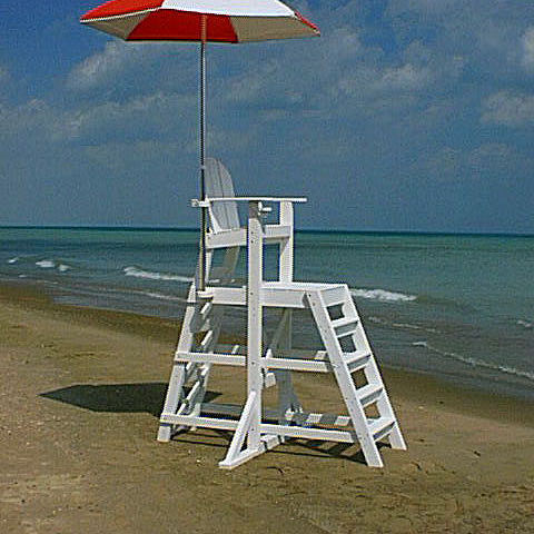 Tailwind TLG535 Tall Officials/Lifeguard Chair - With Front Ladder