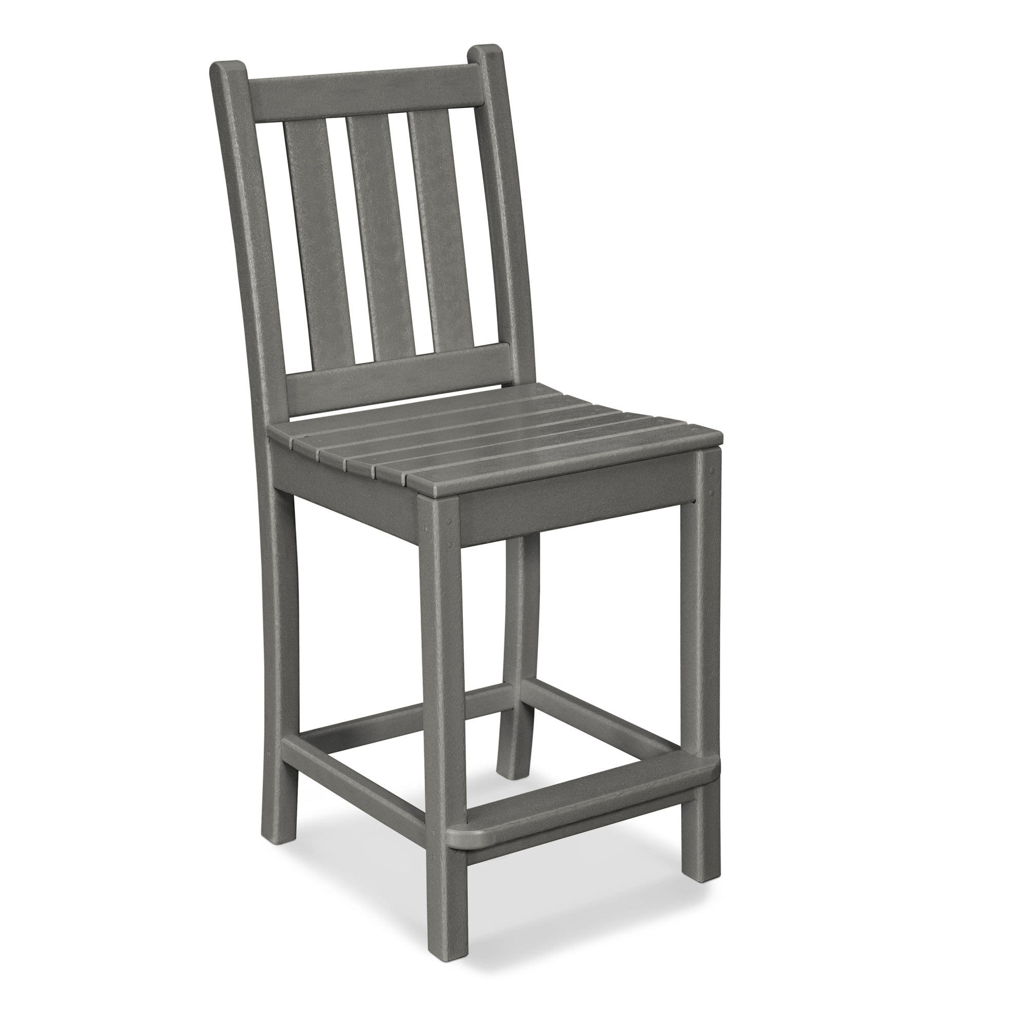 POLYWOOD® Traditional Garden Counter Side Chair