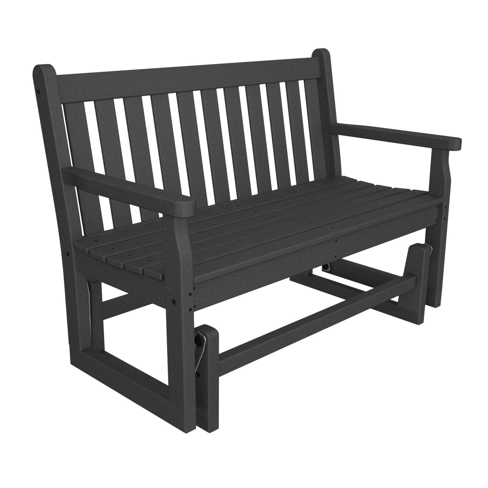 POLYWOOD Traditional Garden 48 in Glider