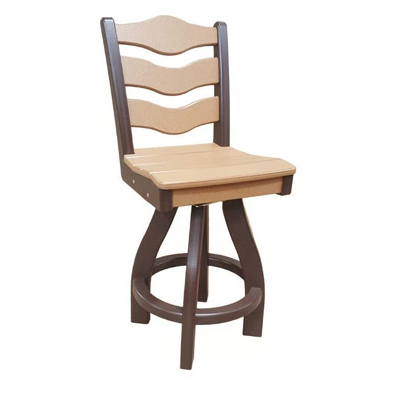 Perfect Choice Traditional Counter Height Swivel Armless Chair