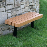 Frog Furnishings Trailside 4 ft Backless Bench