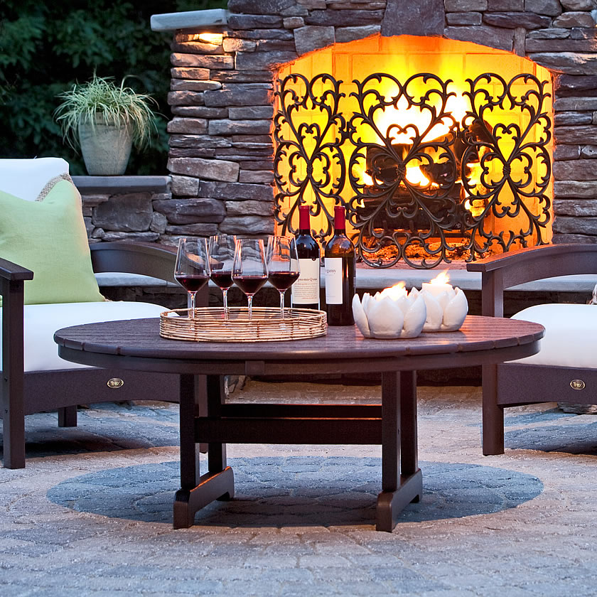 Trex® Outdoor Furniture Cape Cod 48 in Round Conversation Table