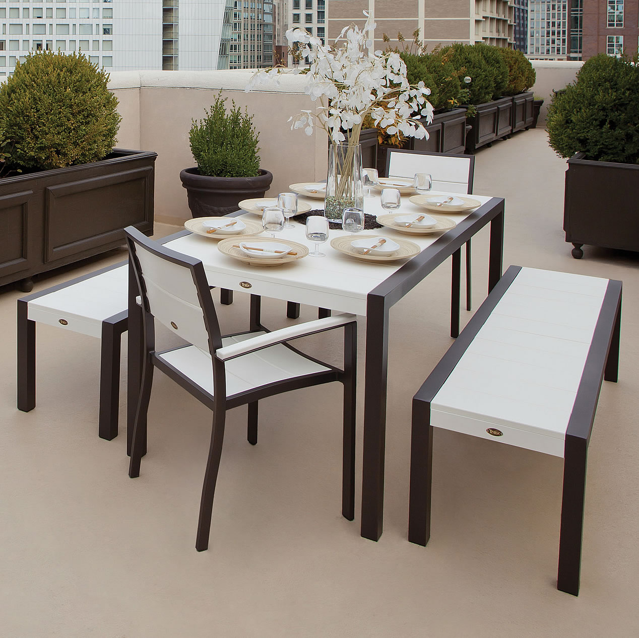 Trex® Outdoor Furniture Surf City 68 in Bench