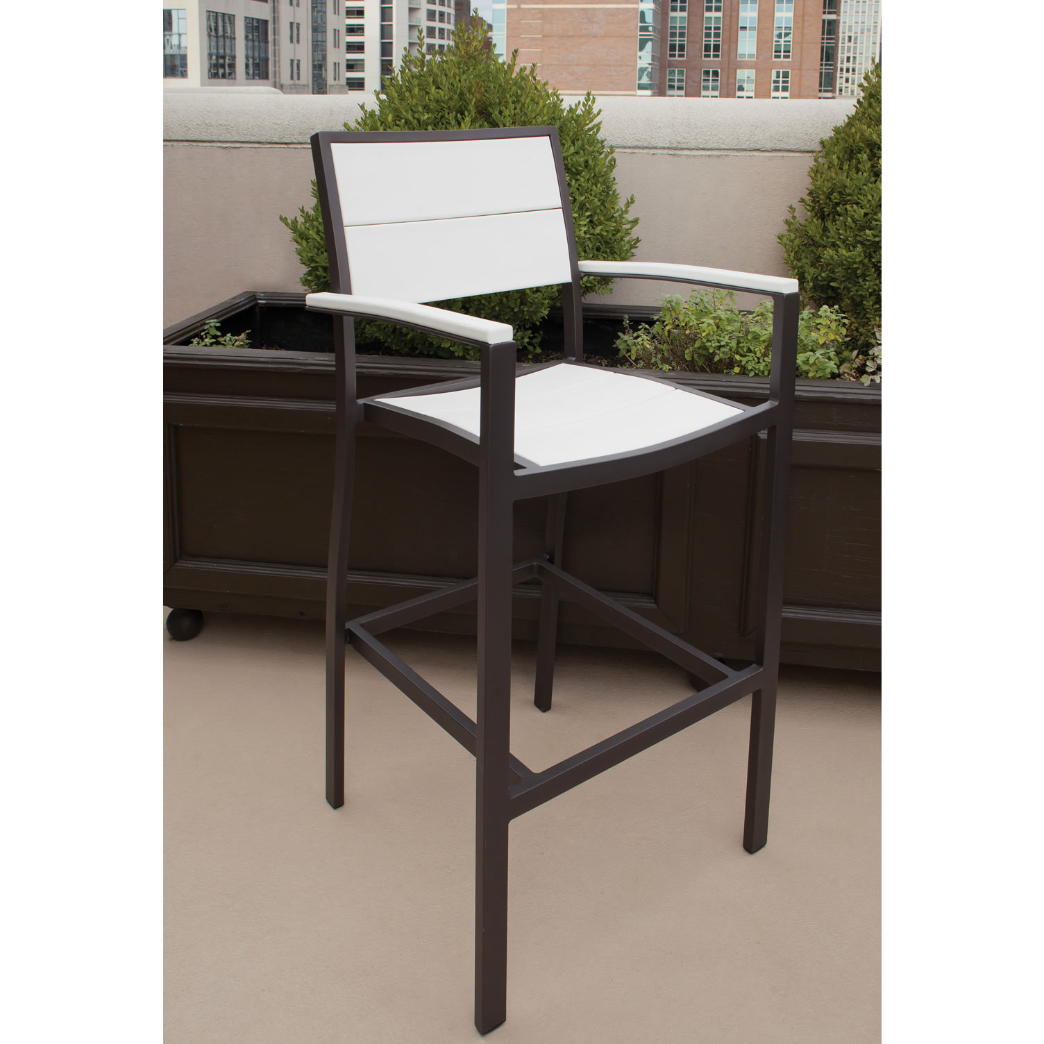Trex® Outdoor Furniture Surf City Bar Arm Chair