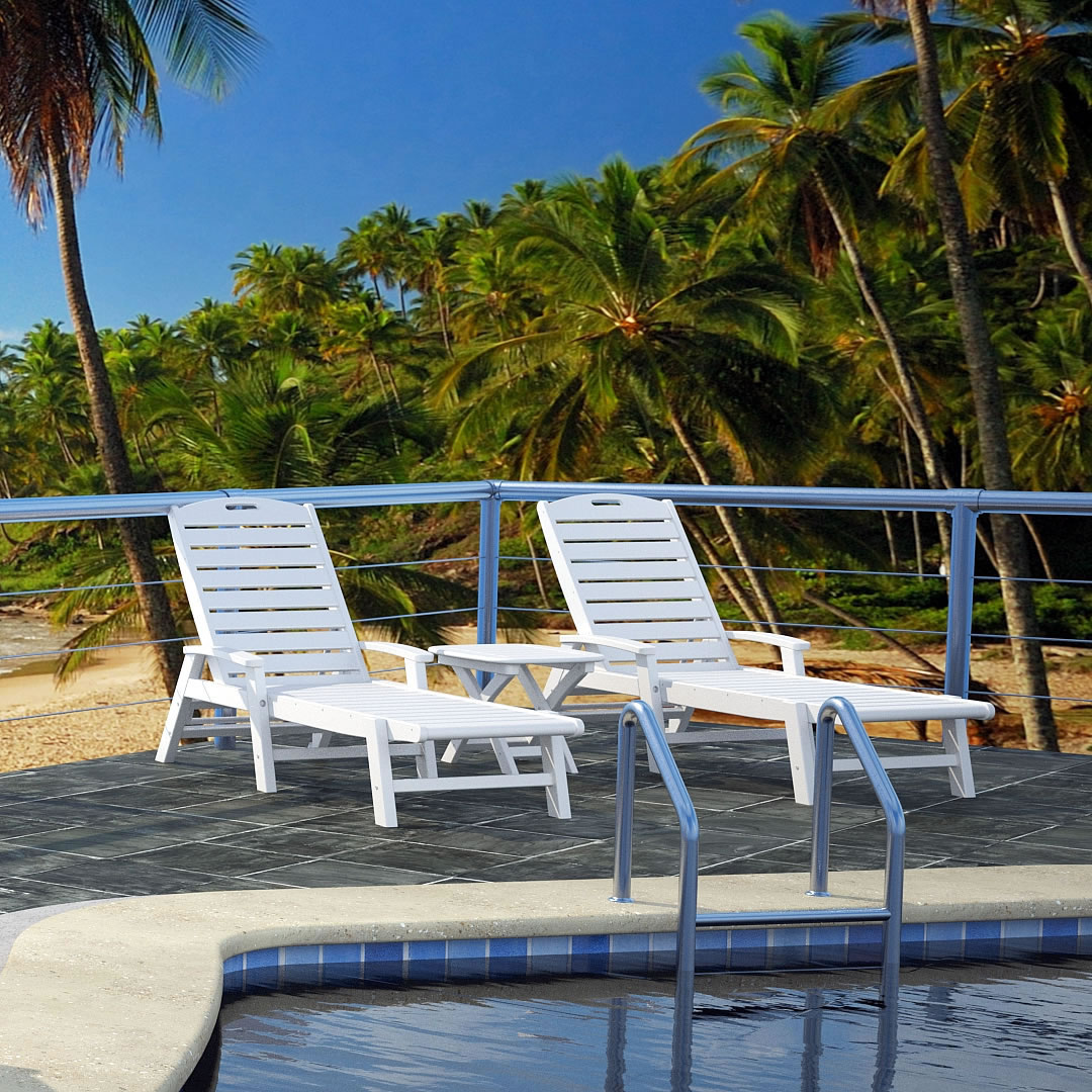 Trex® Outdoor Furniture™ Yacht Club 3-Piece Chaise Set