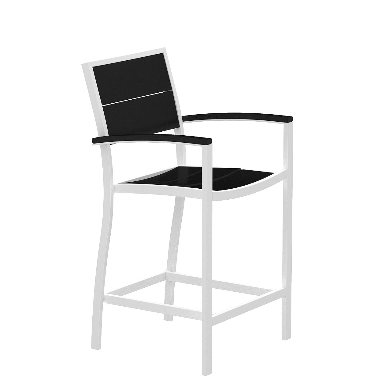 Trex® Outdoor Furniture Surf City Counter Arm Chair