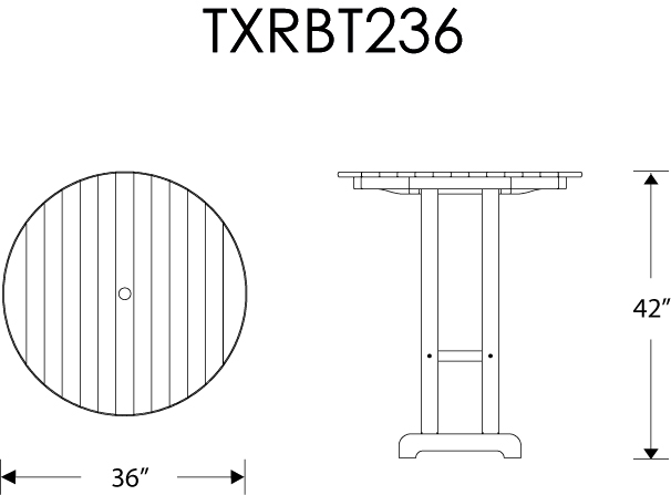 Trex® Outdoor Furniture™ Monterey Bay 5 Piece Bar Set