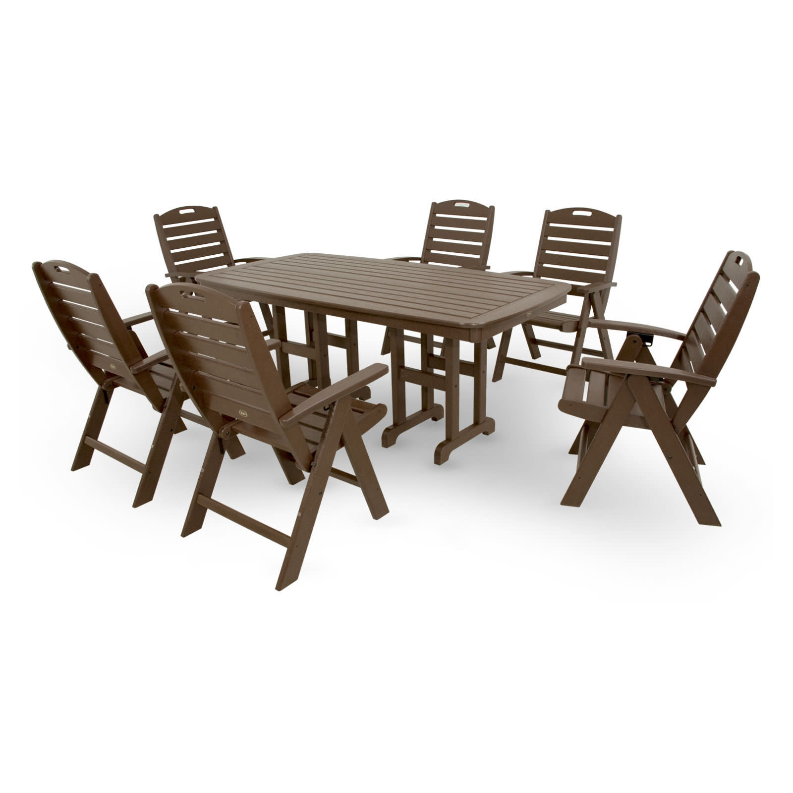 Trex® Outdoor Furniture Yacht Club Highback 7 Piece Dining Set