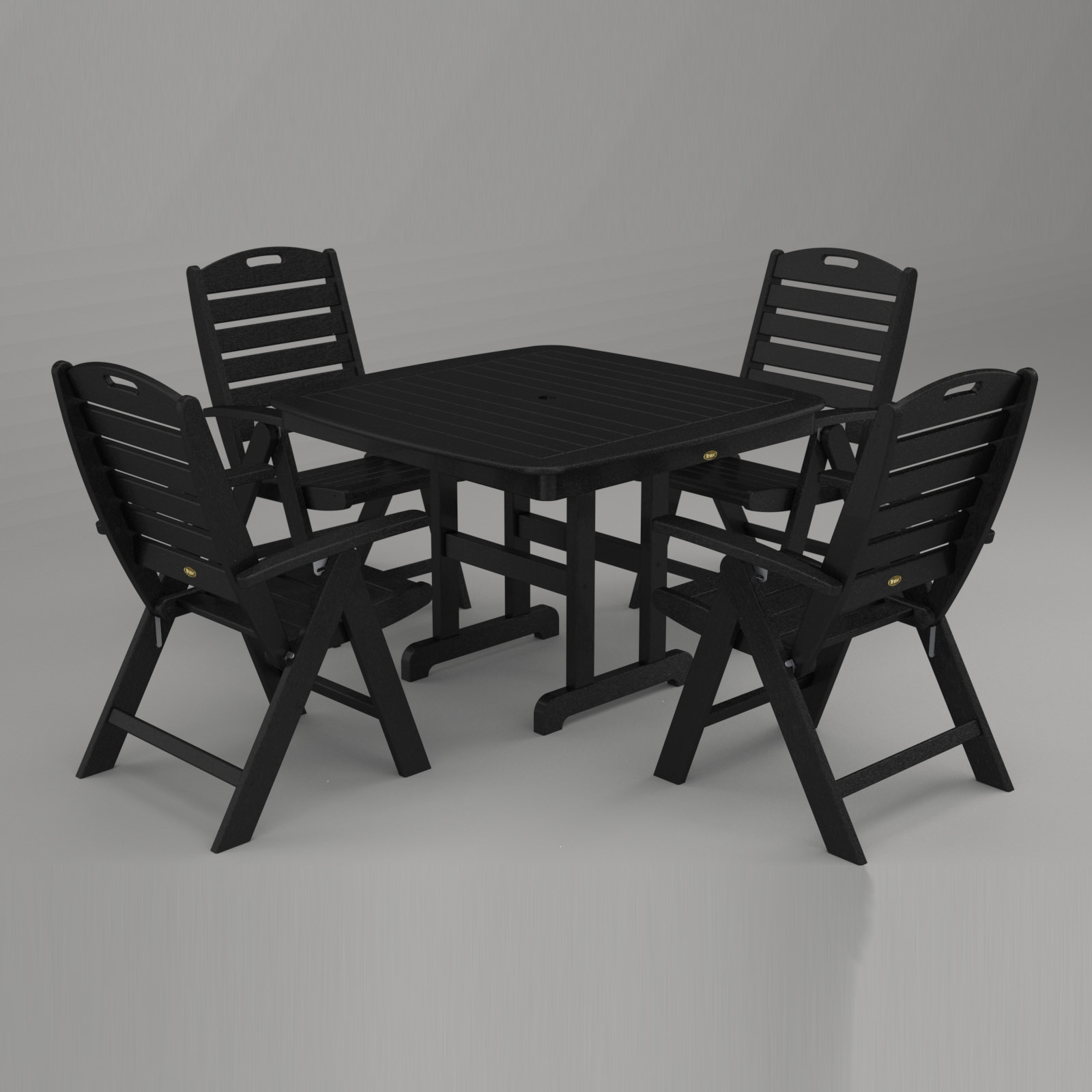 Trex® Outdoor Furniture™ Yacht Club Highback 5 Piece Dining Set