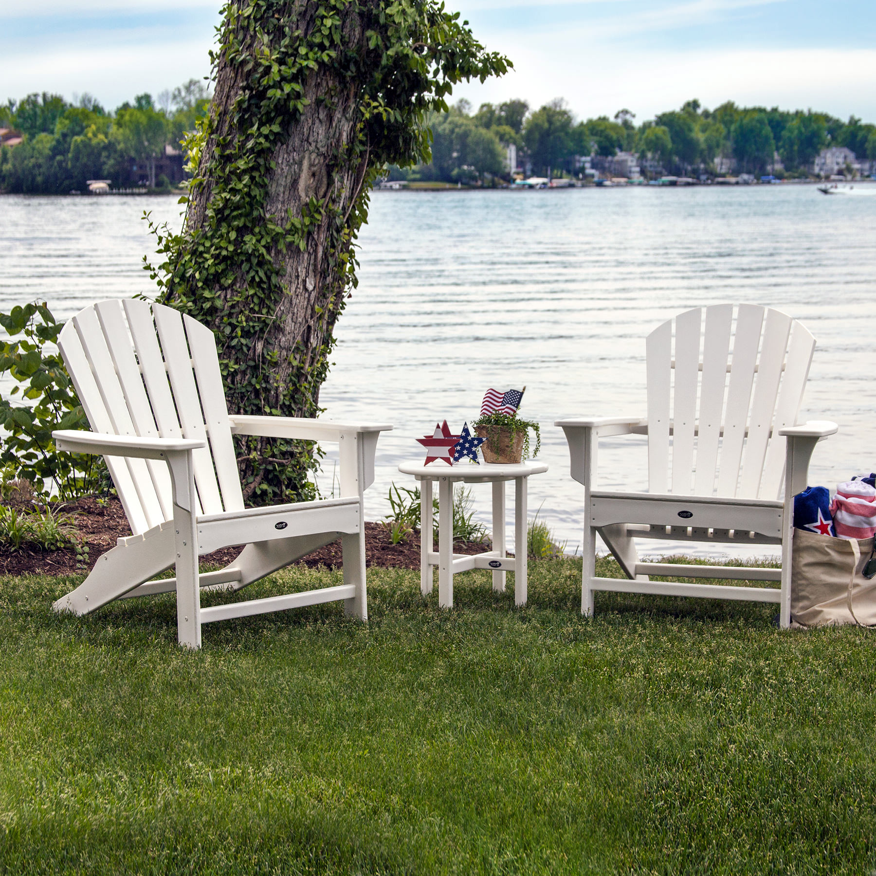 Trex® Outdoor Furniture™ Yacht Club Shellback 3-Piece Adirondack Set