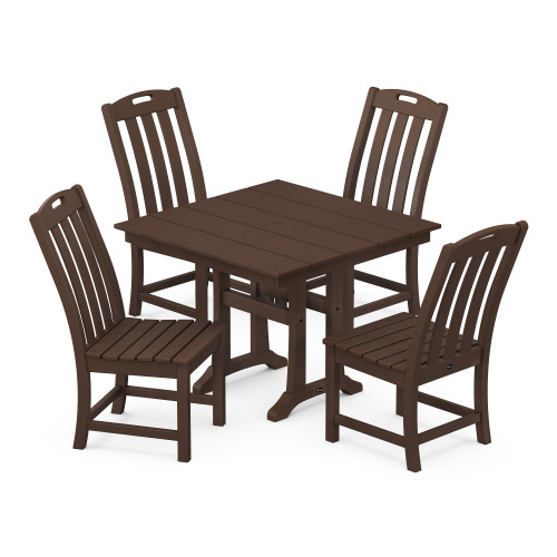 Trex® Outdoor Furniture™ Yacht Club 5-Piece Farmhouse Trestle Side Chair Dining Set