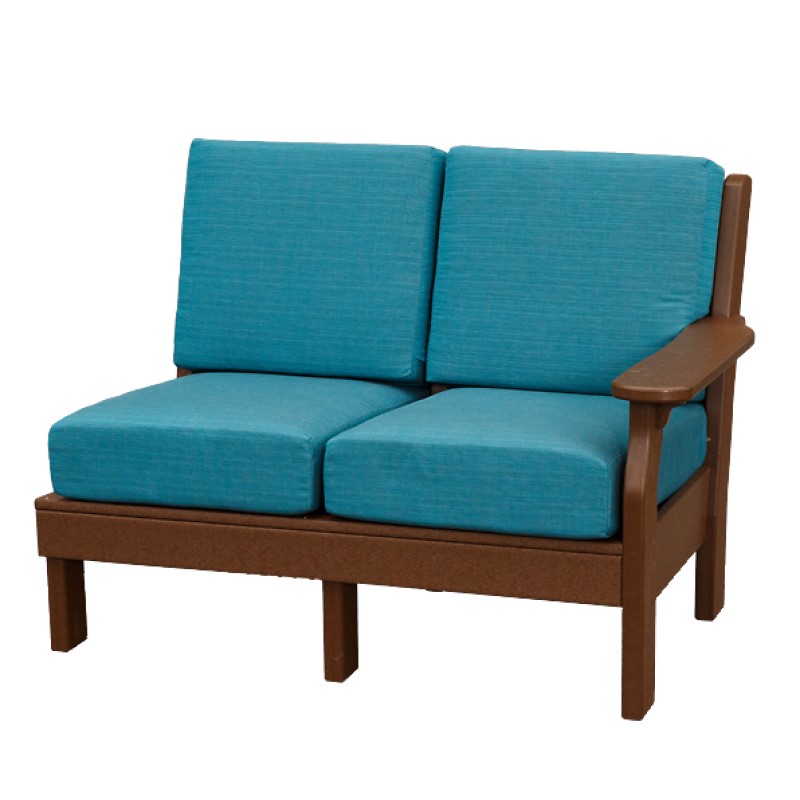 Finch Amish Poly Van Buren Deep Seating Right Love Seat