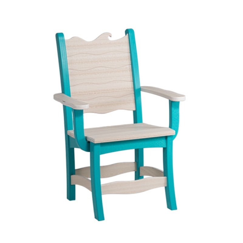 Finch Amish Poly Wave Dining Chair w/ Arms