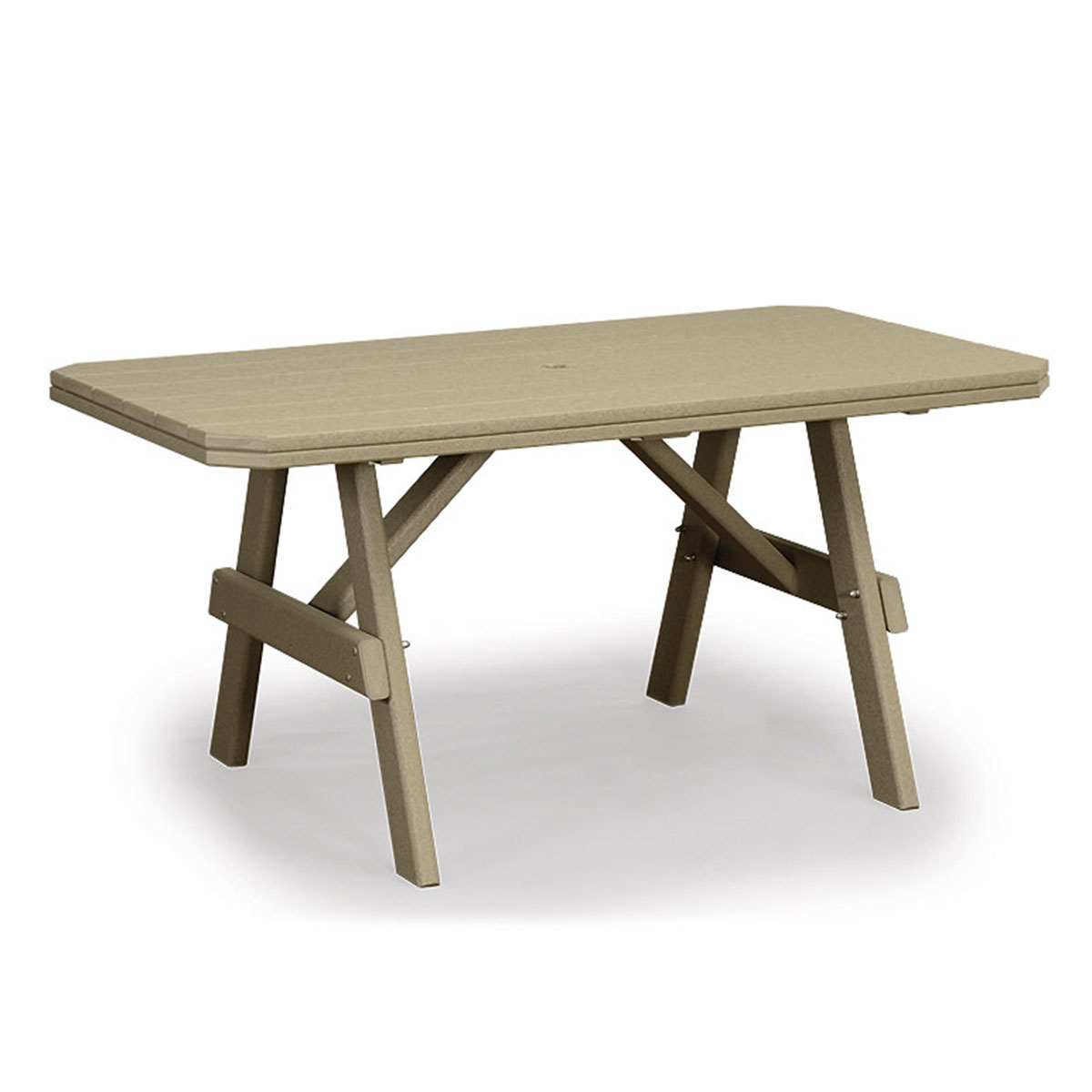 Finch Amish Poly 33 in x 72 in Garden Table