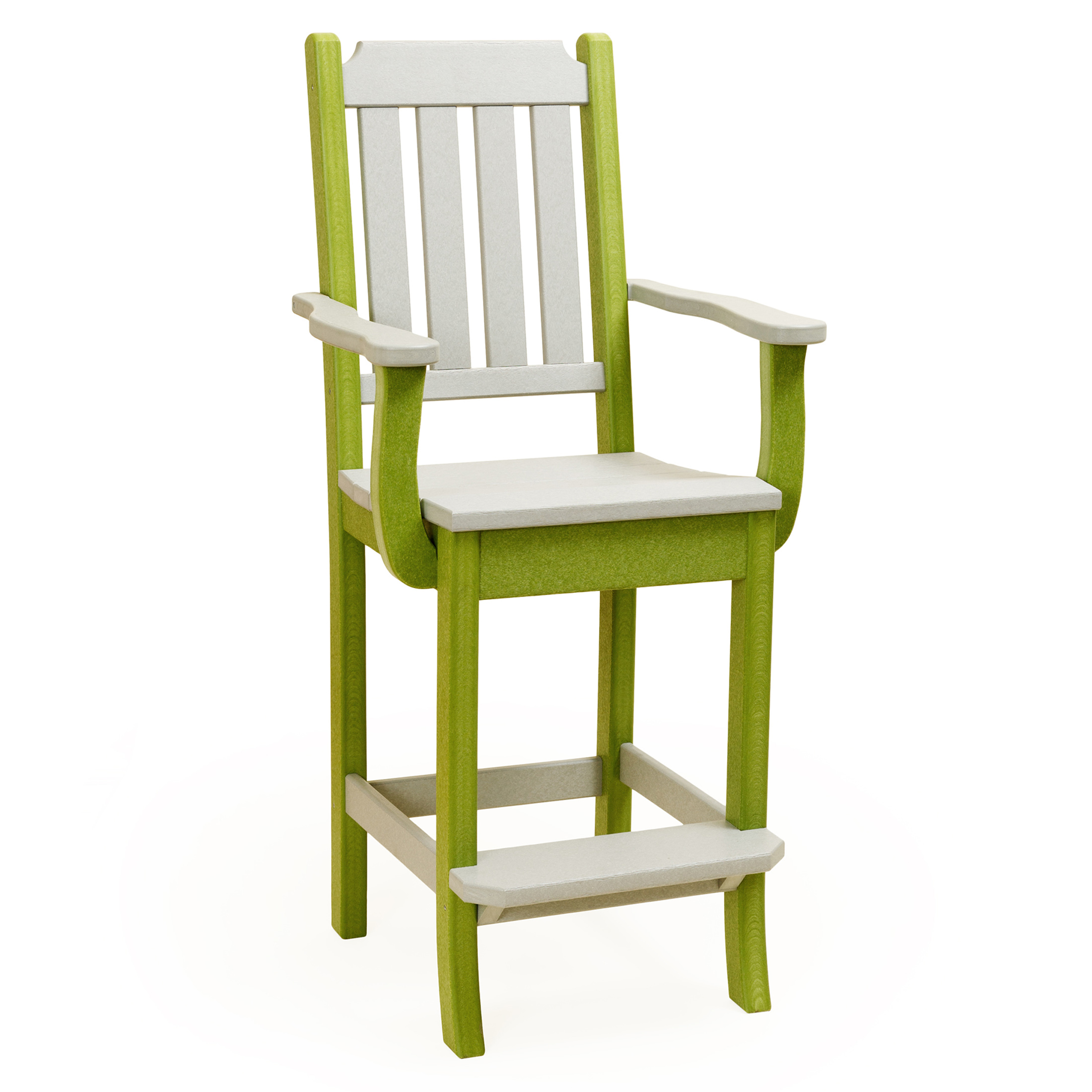 Finch Amish Poly Keystone Bar Chair w/ Arms