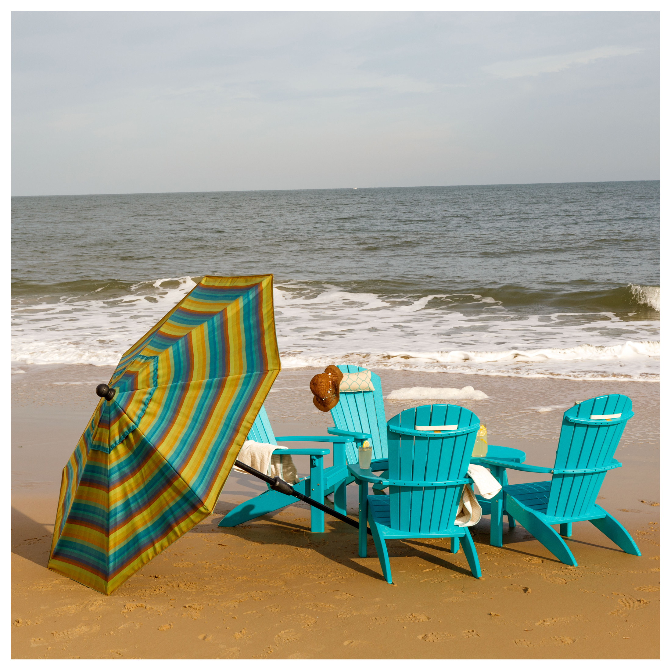Finch Amish Poly SeaAira Adirondack Chair