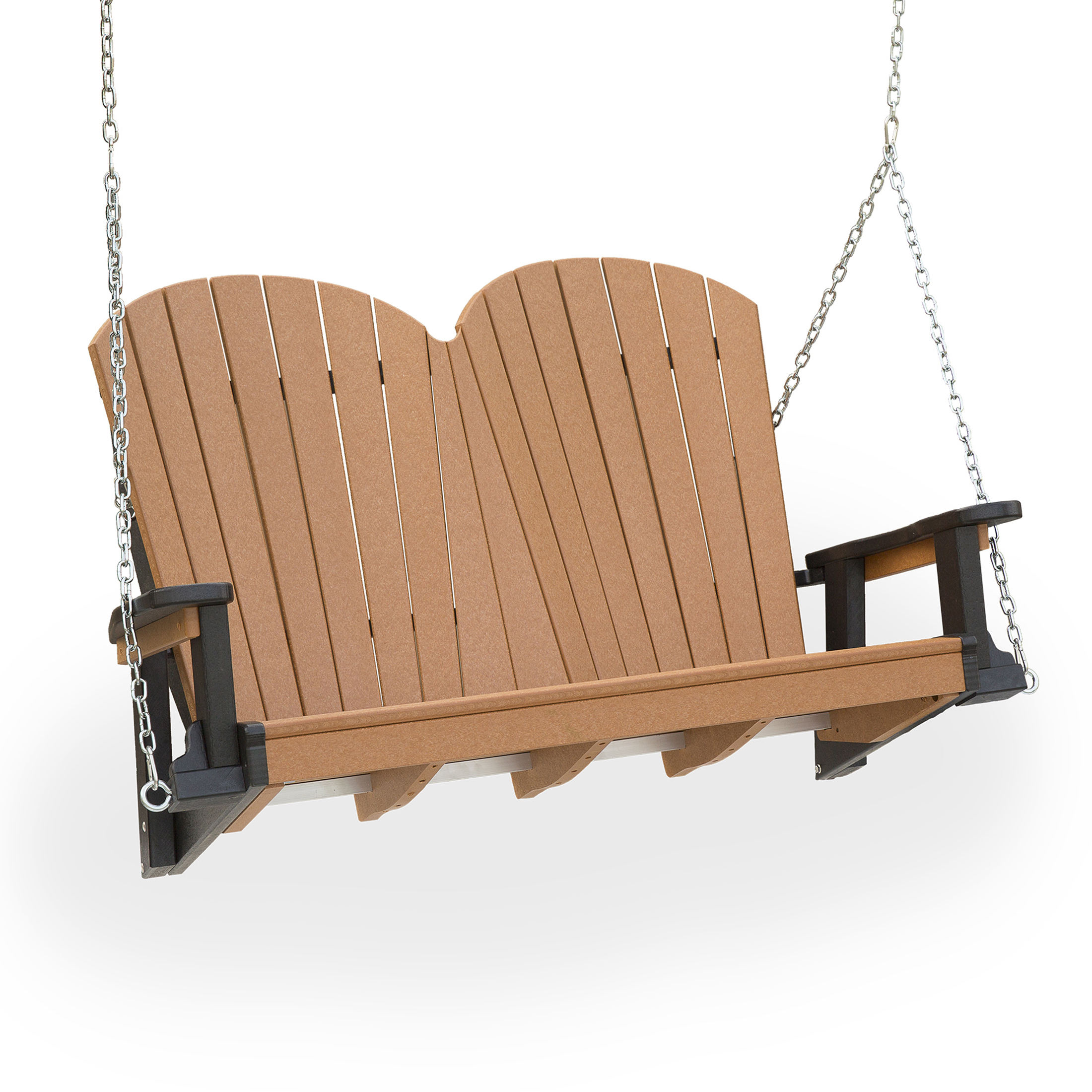 Shown in Black with Cedar Slats