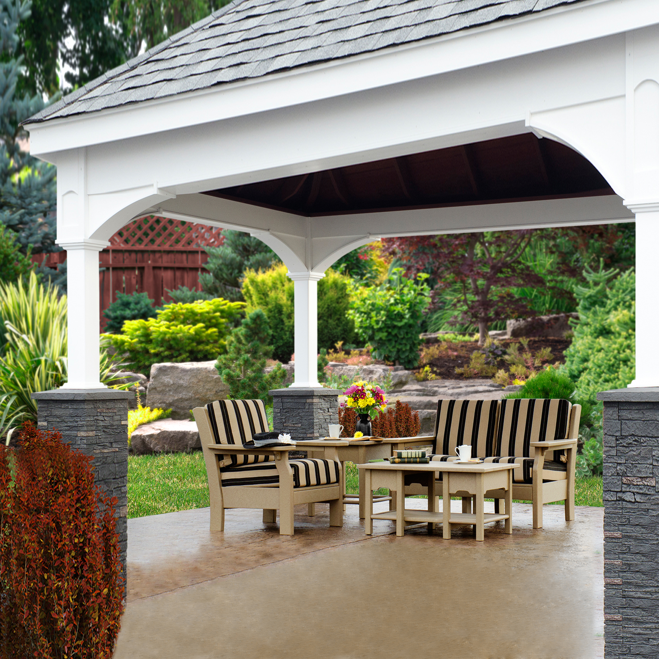 Finch Amish Poly Van Buren Coffee Table