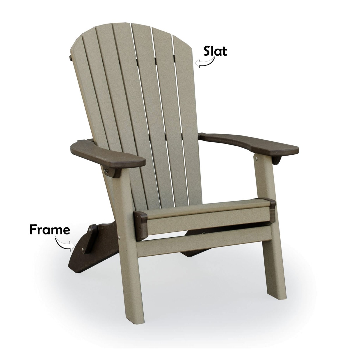 Finch Amish Poly SeaAira Perch Adirondack Chair