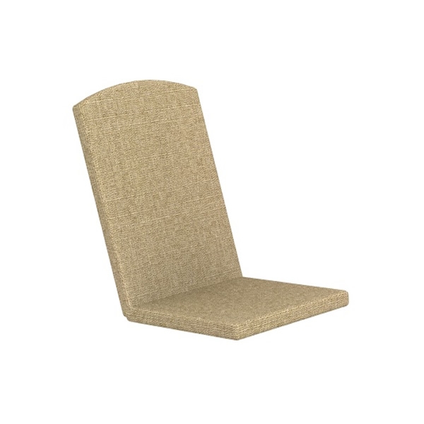 Full Cushion - tie ons in back corner and half way up the back.